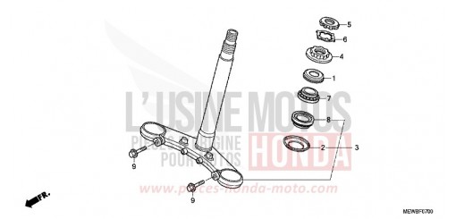 STEERING STEM NT700VAB de 2011